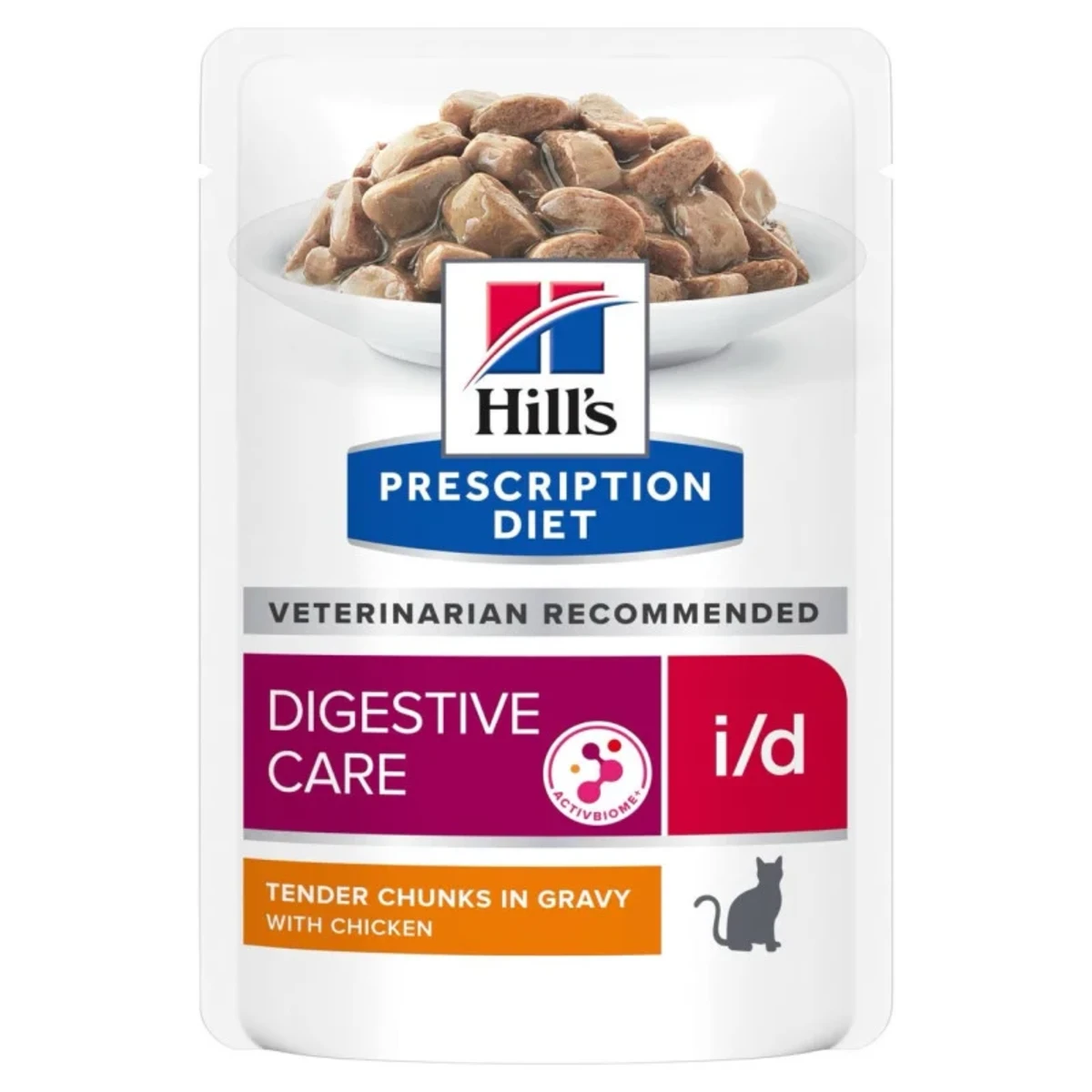 Вологий корм Hill's PD Feline I/D Chicken з куркою для кішок з порушеннями травлення, 85 г