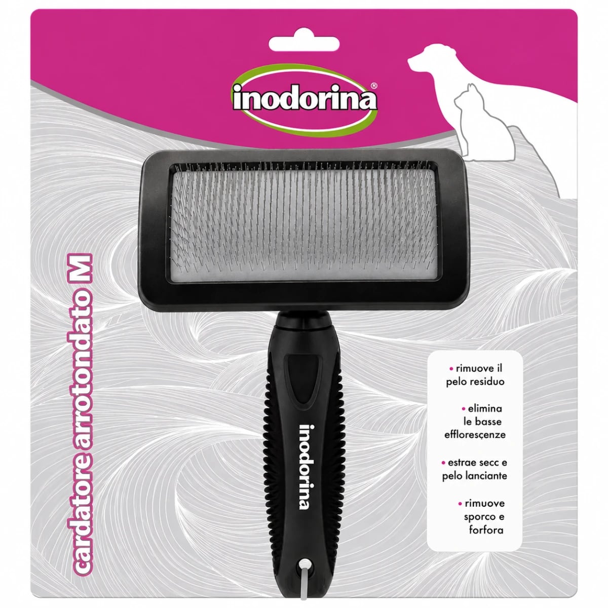 Inodorina Cardatore щітка для котів із середньою та довгою шерстю