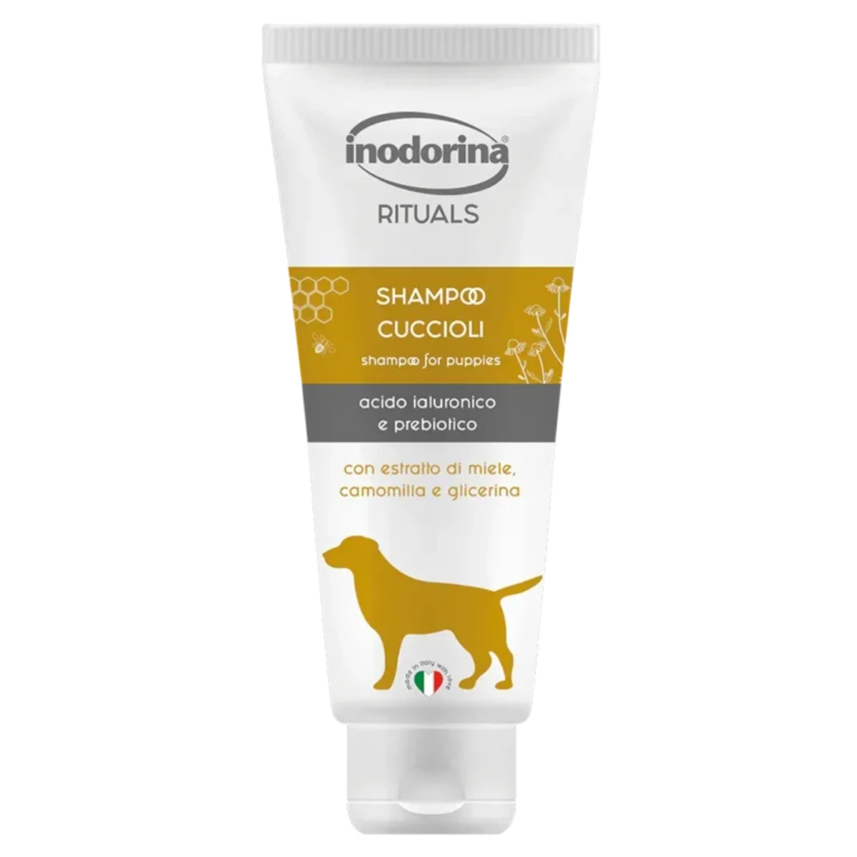 Шампунь для цуценят Inodorina Rituals Shampooing Cuccioli з медом і ромашкою