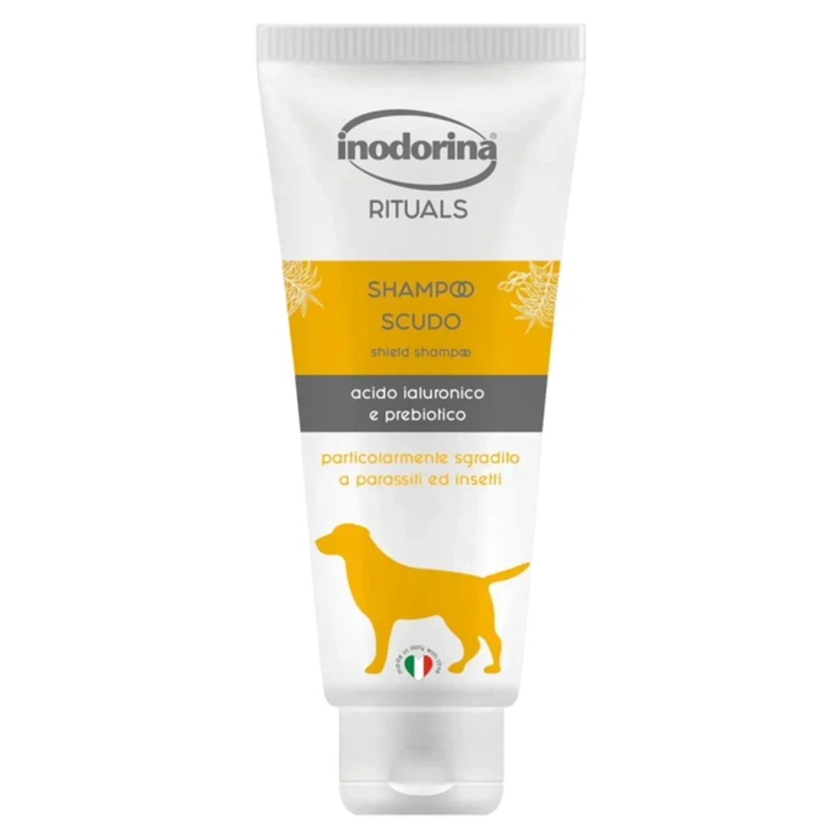 Шампунь для додаткового захисту від блох кліщів для собак Inodorina Rituals Shampoo Shield з олією дерева Нім