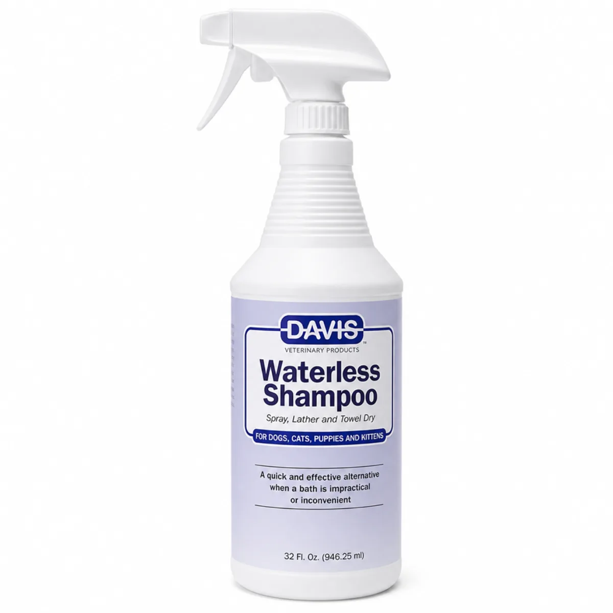 Професійний сухий шампунь-спрей для собак Davis Waterless Shampoo