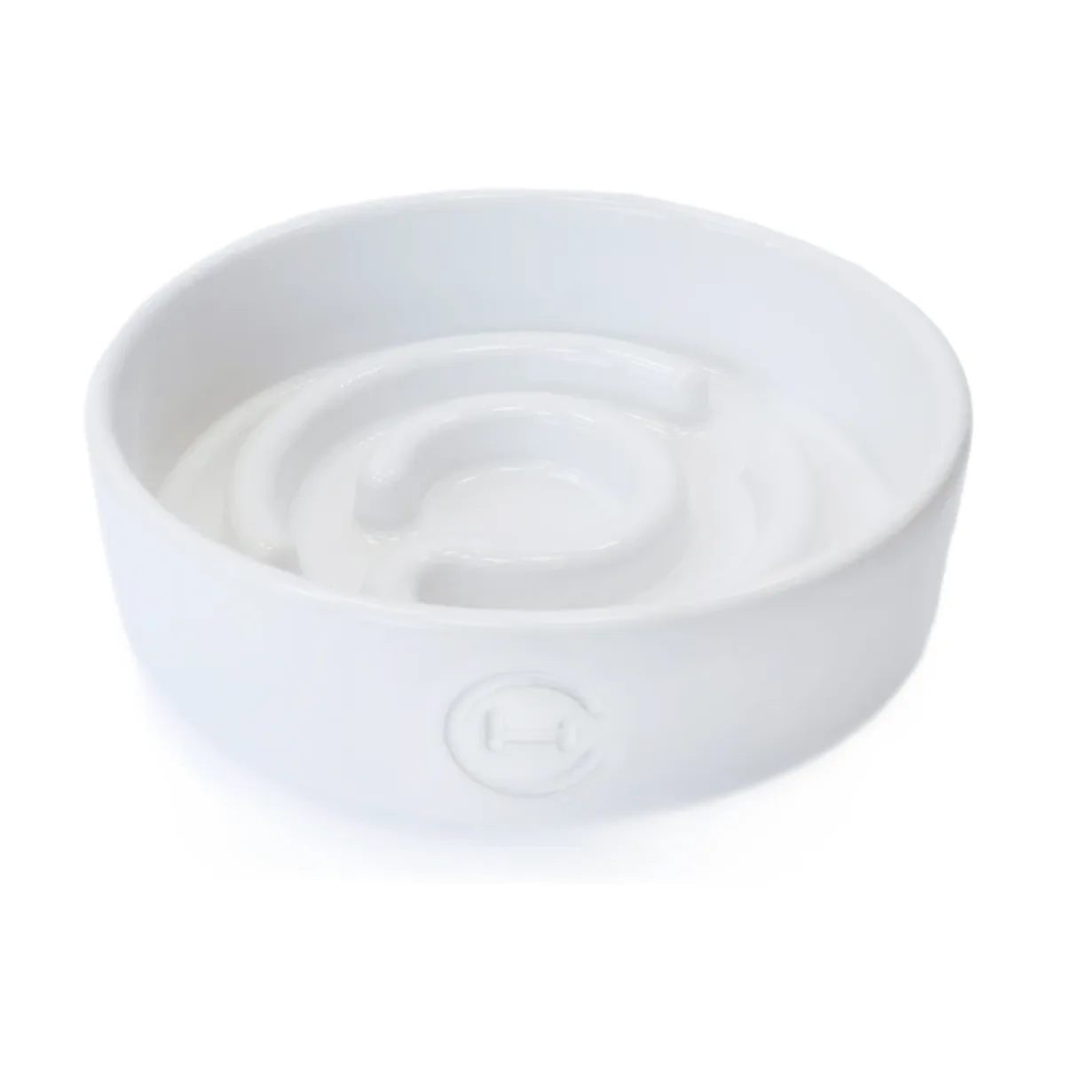 Керамічна миска для повільного годування Slow Feeder Ceramic NEW Graphite M (21x5cm/ 0,8 л)