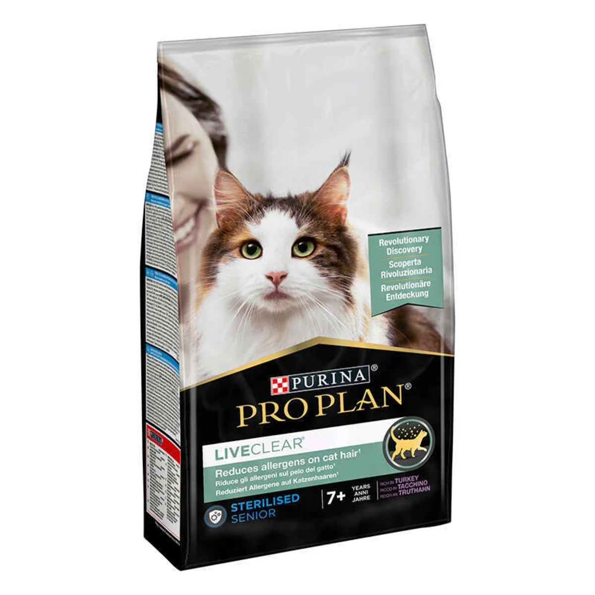 ProPlan LiveClear Sterilised Snr з індичкою для стерилізованих котів старше 7 років