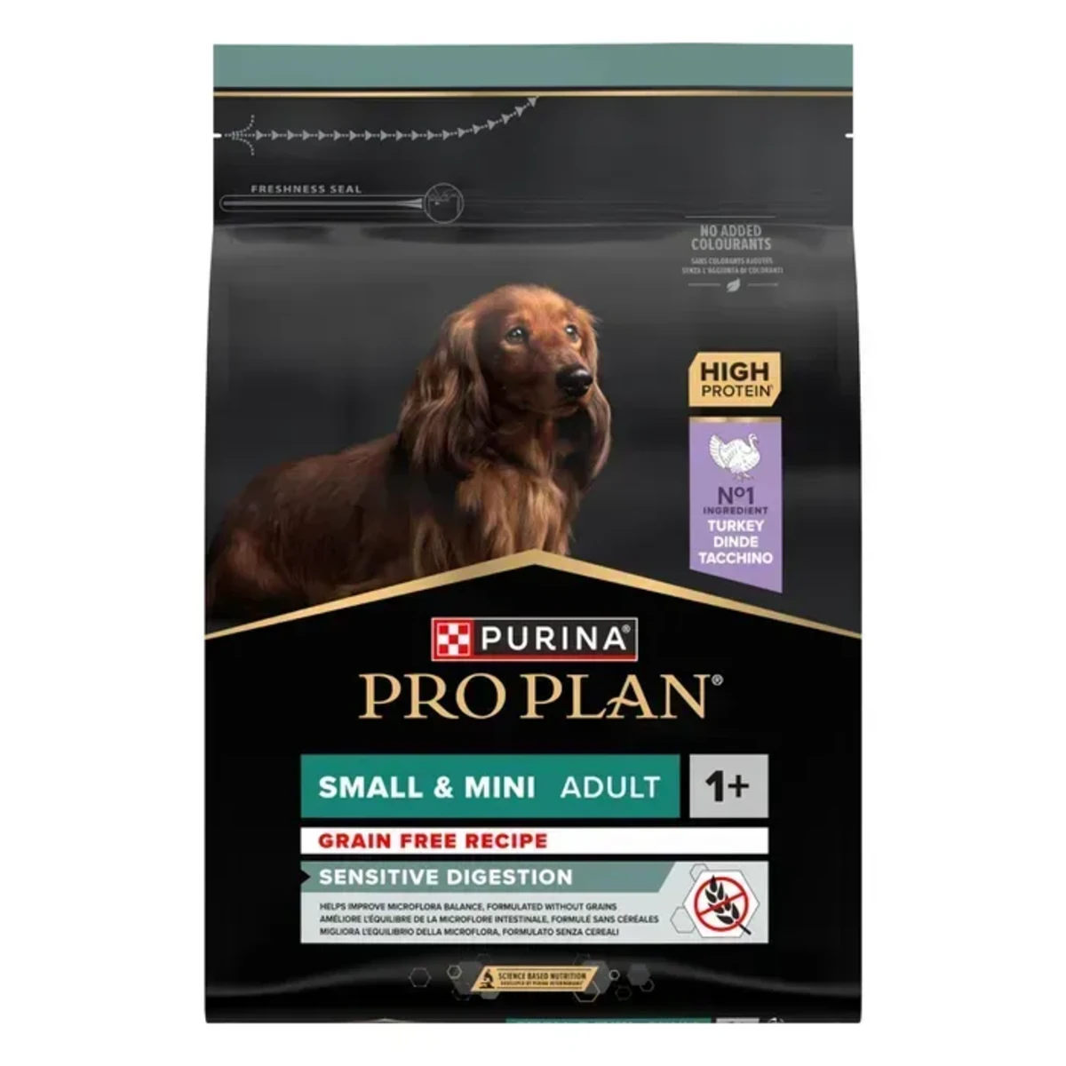 ProPlan Small&Mini Sensitive з індичкою беззерновой для собак малих порід з чутливим травленням — зображення 1