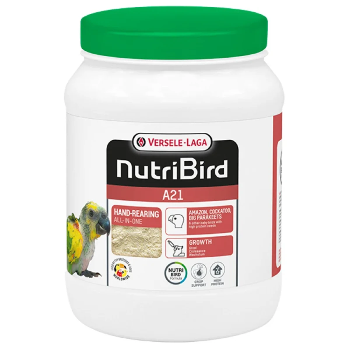 Versele-Laga NutriBird A21 молоко для пташенят середніх папуг та інших видів птахів
