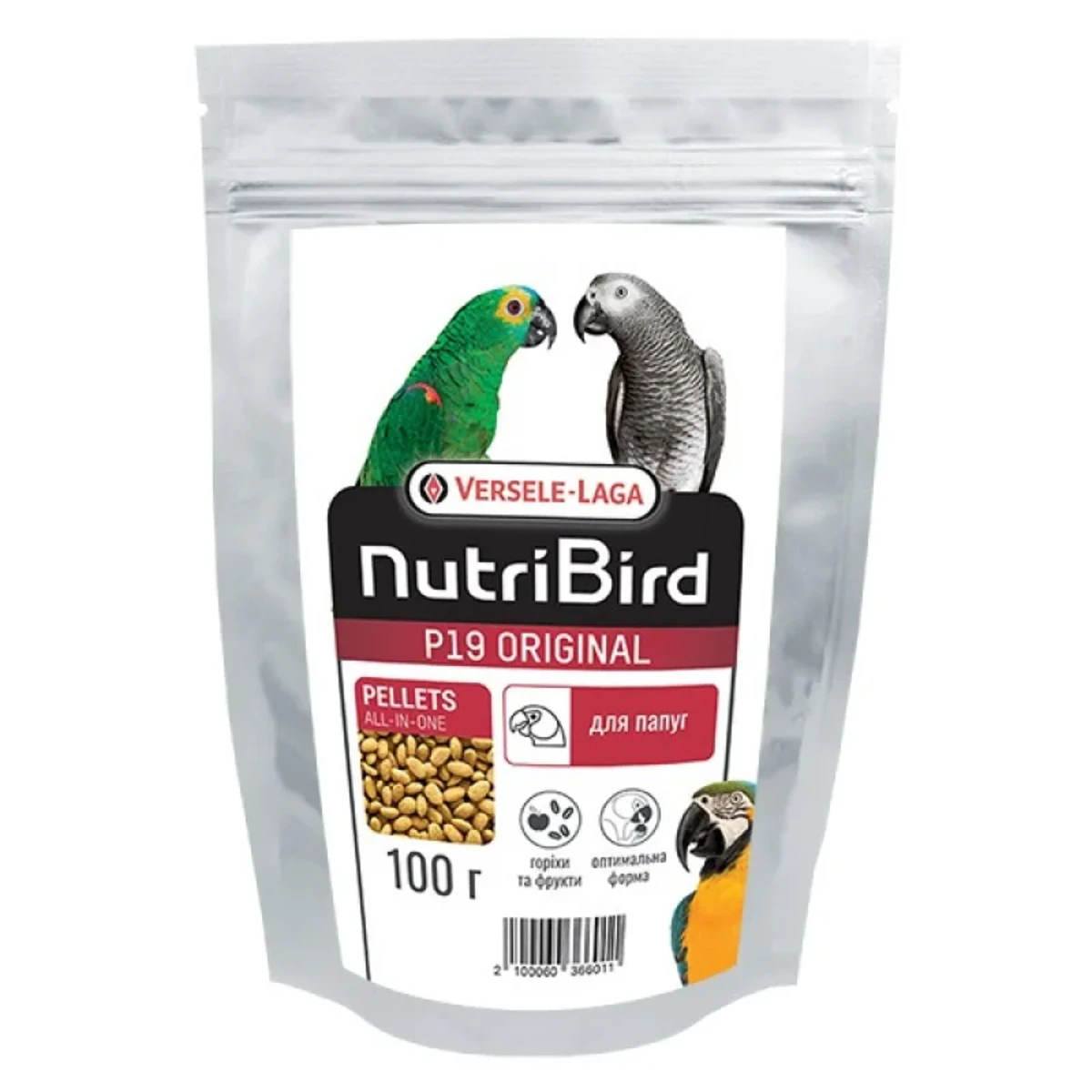 Versele-Laga NutriBird P19 Original Breeding корм для великих папуг