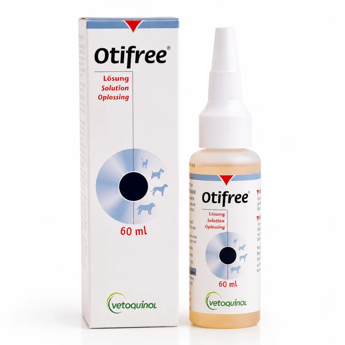 Лосьйон Vetoquinol Otifree для очищення вух собак і котів 60 мл