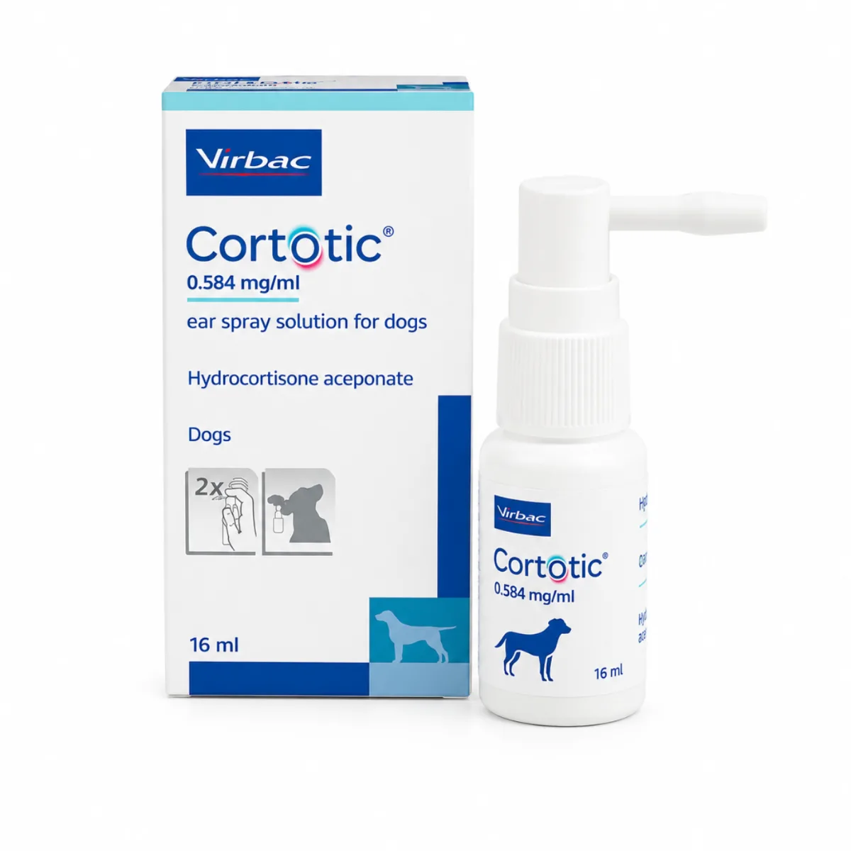 Вушний розчин Virbac Cortotic для собак 16 мл