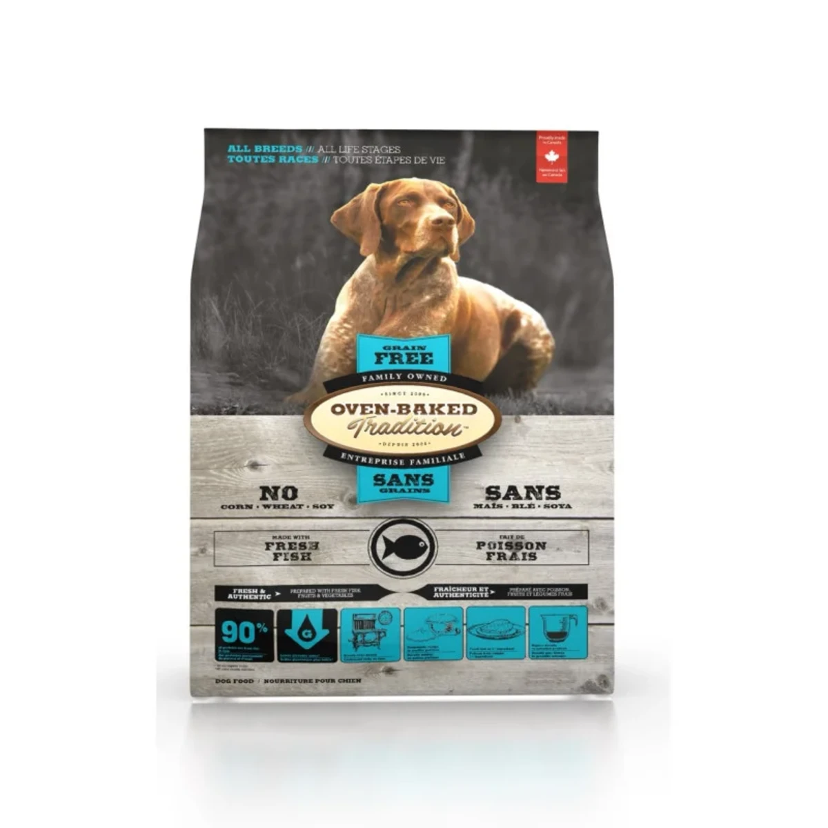 Сухий корм Oven-Baked Tradition Dog Fish Grain Free для собак зі свіжого м’яса риби