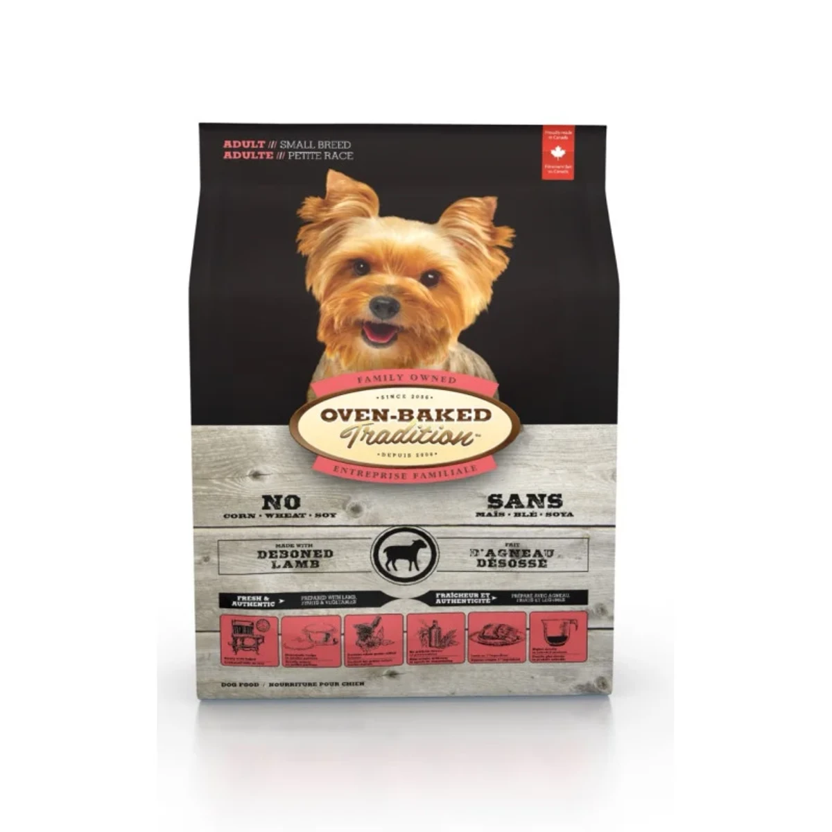 Сухий корм Oven-Baked Tradition Dog Adult Small Breed Lamb для собак малих порід, зі свіжого м’яса ягня